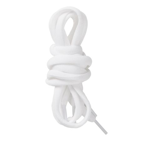 J.J. Accessories White Oval Shoe Laces