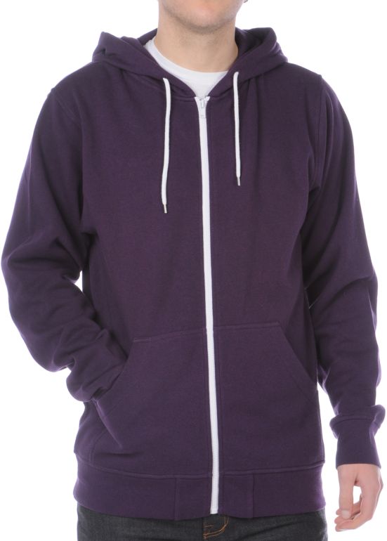 Zine Template Solid Purple Hoodie