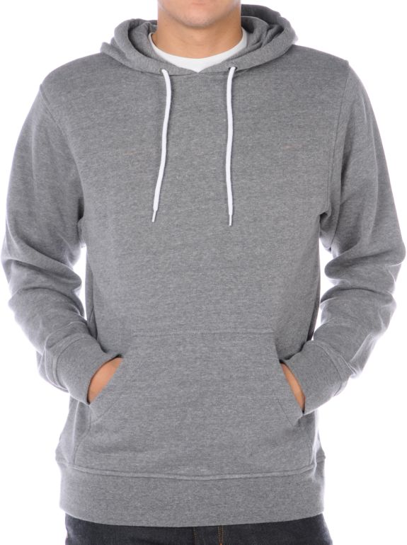 Zine Pulley Heather Grey Pullover Hoodie