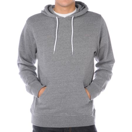 Zine Pulley Heather Grey Hoodie