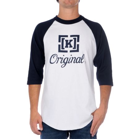 KR3W Original Baseball Blue & White Tee Shirt