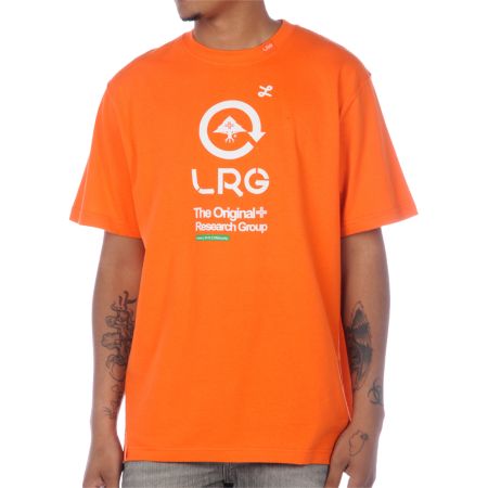 LRG Grass Roots Five Orange Tee Shirt