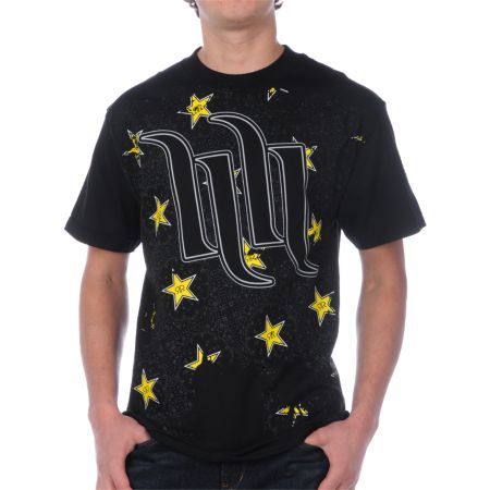 Hart & Huntington x Rockstar Bigs Black Tee Shirt