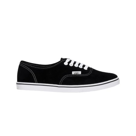 Vans Girls Authentic Lo Pro Black Suede Shoe