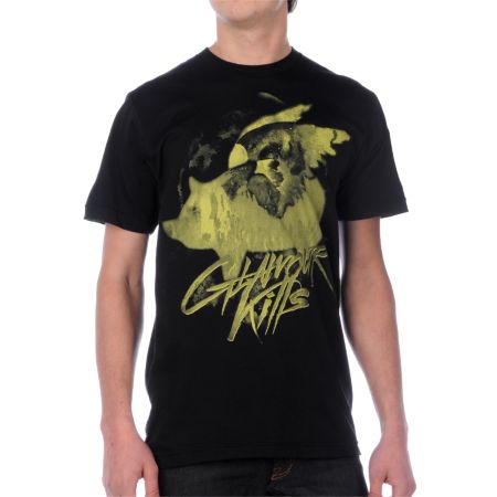 Glamour Kills And World Began Black Tee Shirt