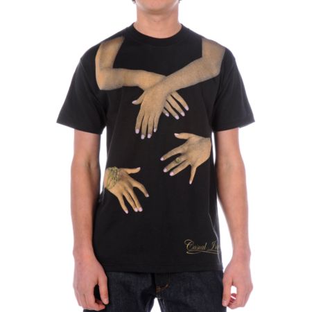 Casual Industrees Hands Black Tee Shirt