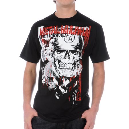 Metal Mulisha Disinformation Black Tee Shirt