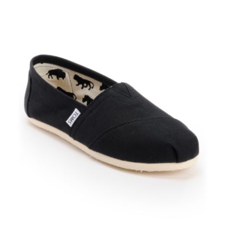 Toms Shoes Store Locator on Toms Shoes Classic Canvas Black Slip On Womens Shoe At Zumiez   Pdp