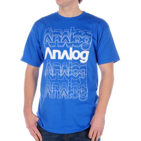 Analog Rotor Blue Tee Shirt
