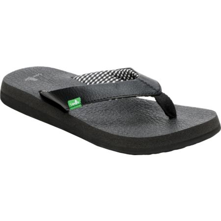 Sanuk Girls Yoga Mat Black Sandals