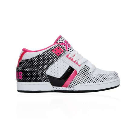 Osiris Girls South Bronx White, Black & Pink Shoe
