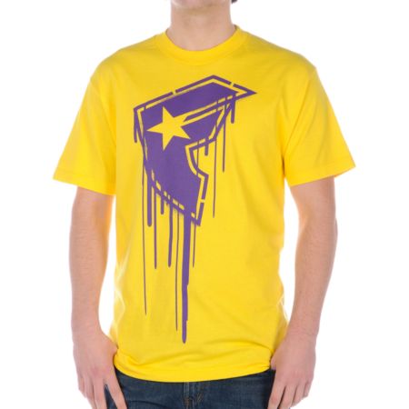 Famous Stars & Straps RX Yellow Tee Shirt