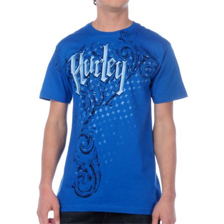Hurley Dusted Blue Tee Shirt