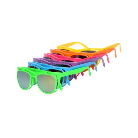 Jack Martin Bueller Neon Flip-Up Sunglasses