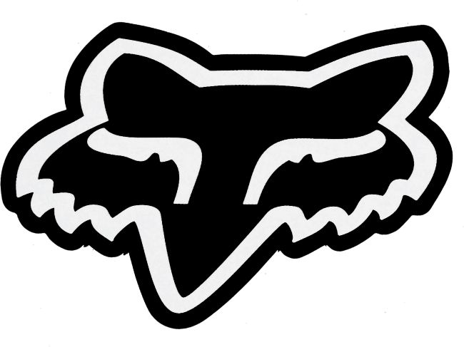 Fox Big Fox Head Sticker
