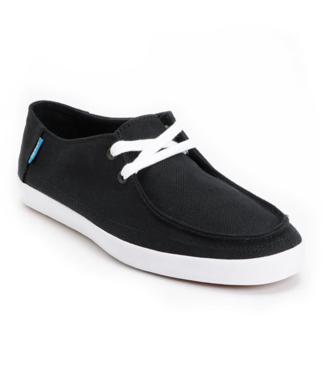 Vans Rata Vulc Black & White Hemp Shoe