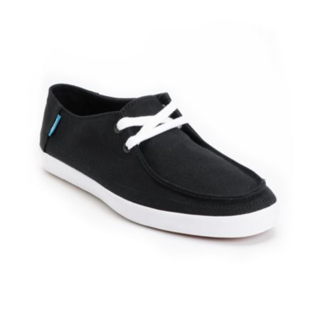 Vans Rata Vulc Black & White Hemp Shoe