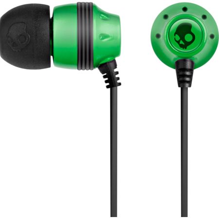 Skullcandy Inkd Green & Black Earbuds