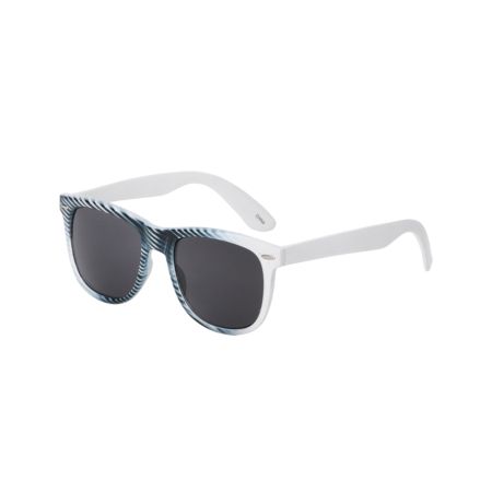 Jack Martin Frisky Business White Striped Sunglasses