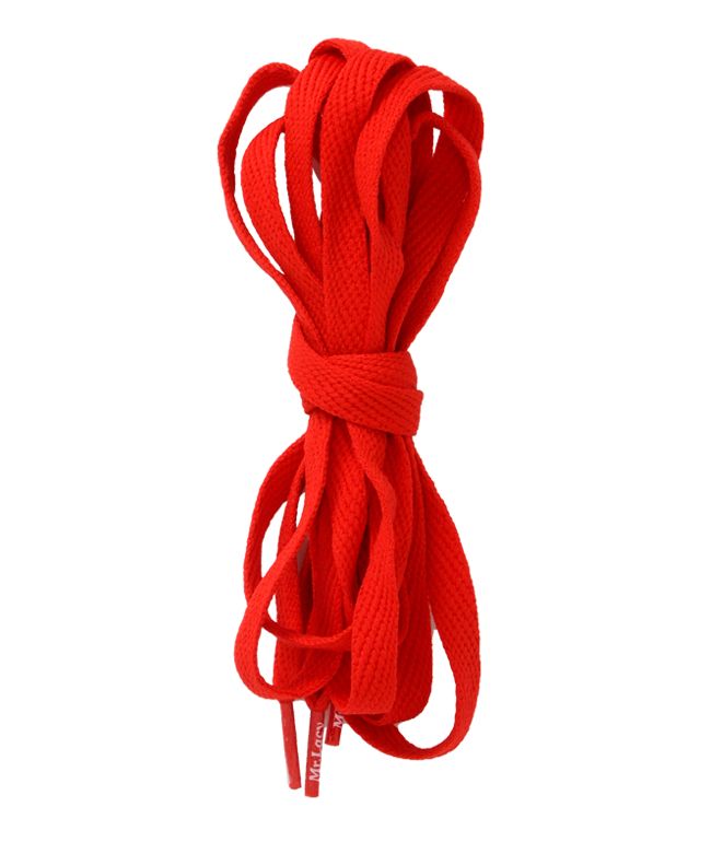Mr. Lacy Flatties Red Shoe Laces