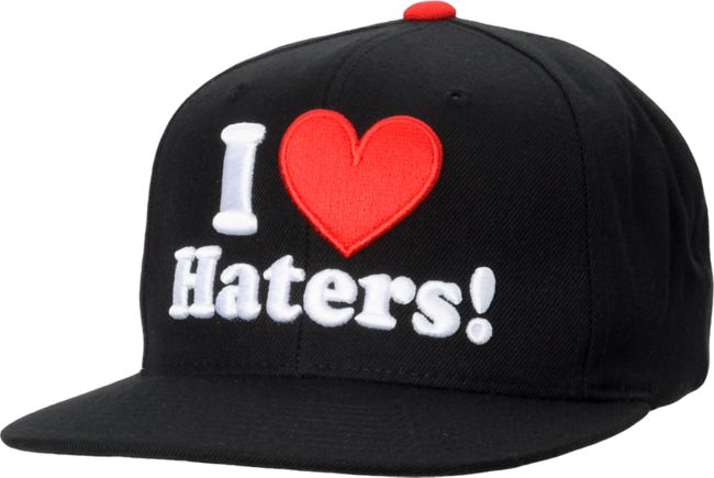 DGK I Love Haters Black Snapback Hat