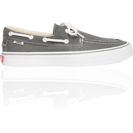 Vans Zapato del Barco Pewter & White Shoe