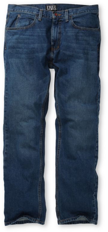 Free World Garage Medium Blue Regular Fit Jeans