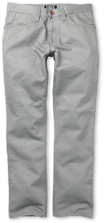 Free World Night Train Grey Twill Pants