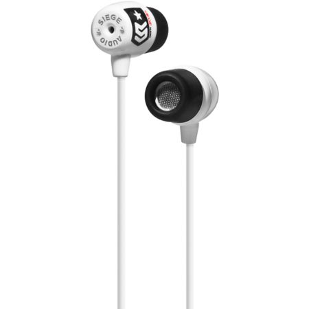 Siege Audio The Codec White & Black Earbuds