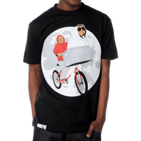 Counter Balance Phone Home Black Tee Shirt