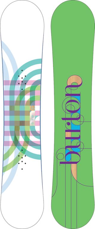 Burton Feather 152cm Mid Wide 2011 Girls Snowboard