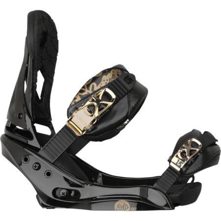 Burton Lexa EST Black & Gold 2011 Girls Snowboard Bindings
