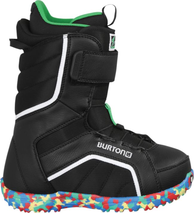 Burton Zipline Black 2011 Kids Snowboard Boots