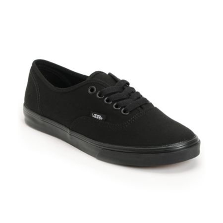 Vans Girls Authentic Lo Pro All Black Shoe