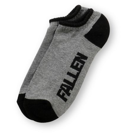 Fallen Shoes Black & Grey Ankle Socks