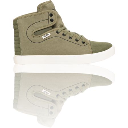 Neon Green Vans Shoes on On Sale Vans Girls Hadley Green Canvas Shoe At Zumiez   Pdp