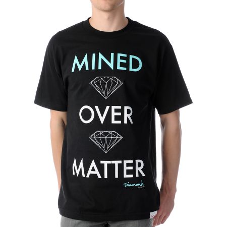 Diamond Supply Mind Over Matter Black Tee Shirt