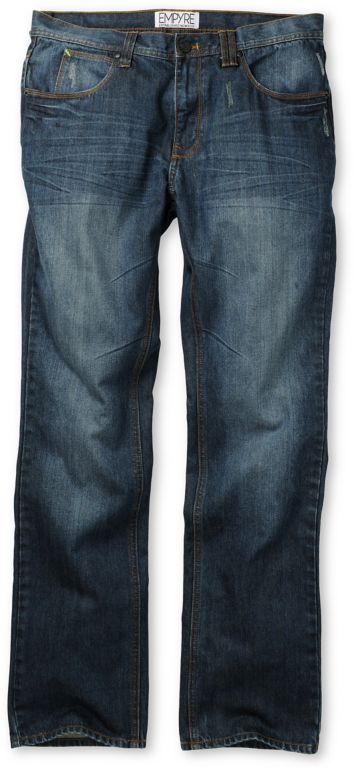 Empyre Pistol Medium Blue Regular Fit Jeans 