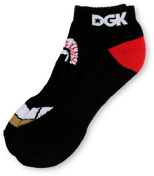 DGK Eyes Black Ankle Socks