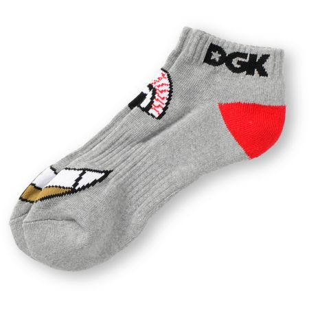 DGK Eyes Grey Ankle Socks