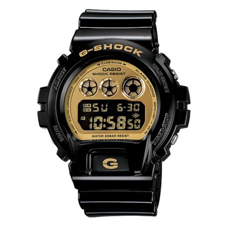 G-Shock DW6900CB-1 Classic Black & Gold Watch