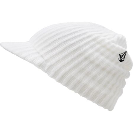 Volcom Full Stone White Visor Beanie