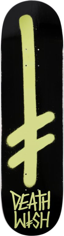 Deathwish Team Glow 8.25" Skateboard Deck