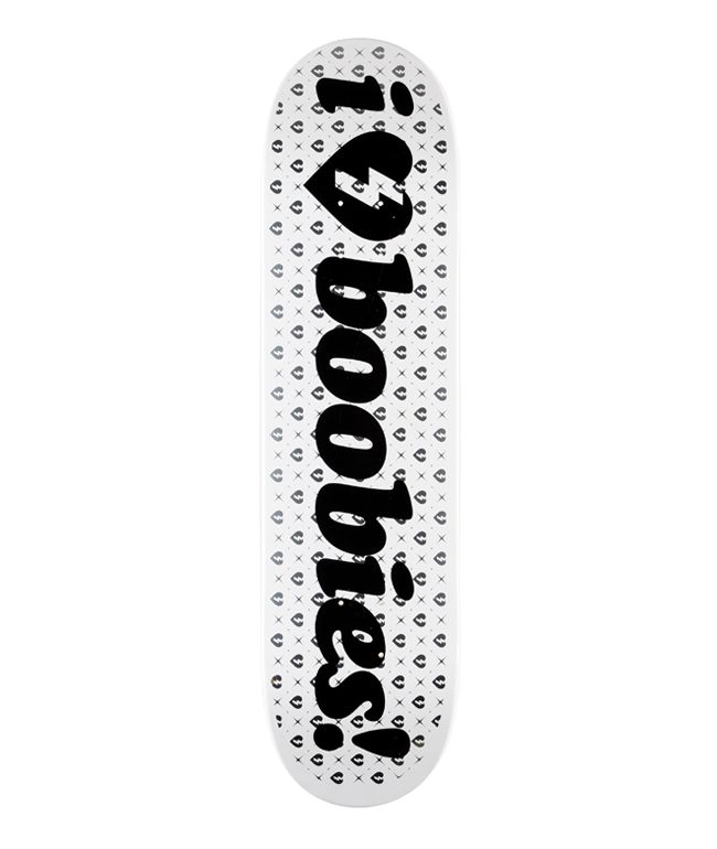 Mystery x KAB I Heart Boobies 8.0" Skateboard Deck