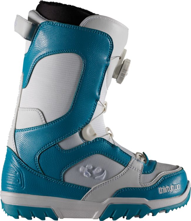Thirtytwo STW Boa White & Green 2011 Girls Snowboard Boots