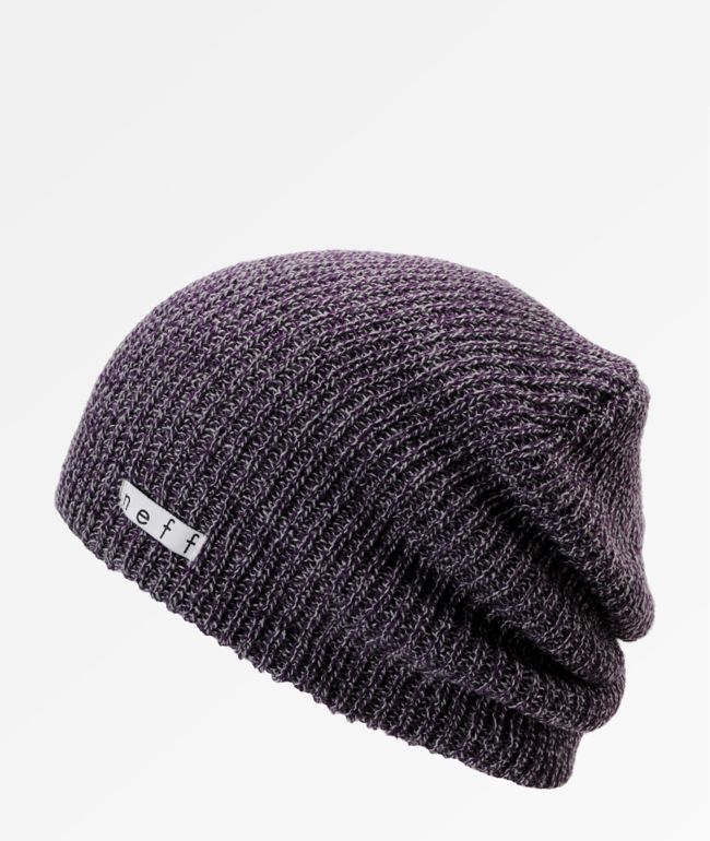 Neff Daily Heather Purple & Grey Beanie
