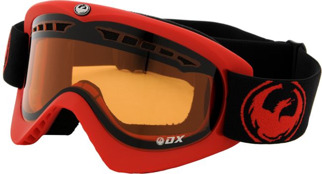 Dragon DX 2011 Red & Amber Goggle