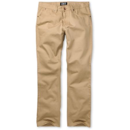 Free World Night Train Khaki Regular Fit Twill Pants