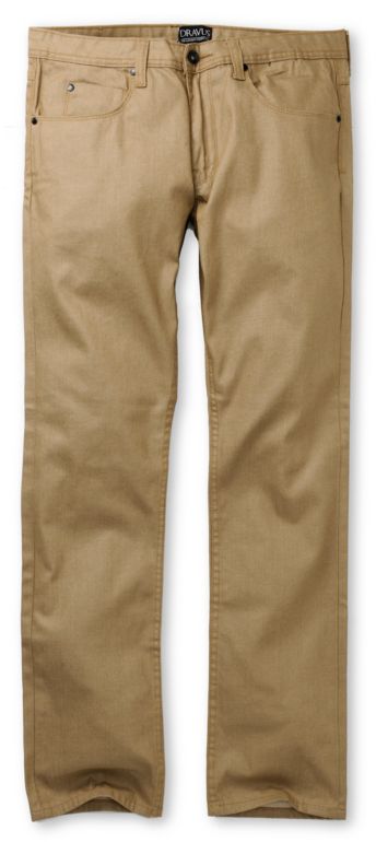 Dravus Standard Waxed Khaki Jeans