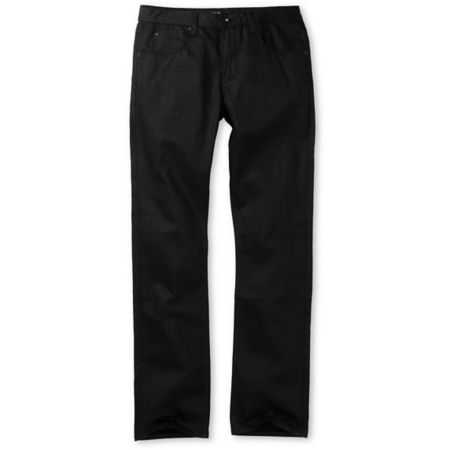 Dravus Narrows Waxed Black Jeans